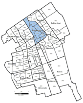 The city centre of Delft (Wijk 11) and its other districts