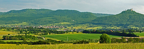 Las montañas de Alb y el castillo de Zollern  