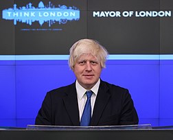 Johnson som Londons borgmästare  