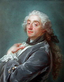 François Boucher. Porträtt av Gustaf Lundberg utfört 1741.  