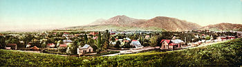 Панорамный снимок Боулдера, 1900 год