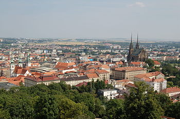 View of Brno from the Spielberg Fortress