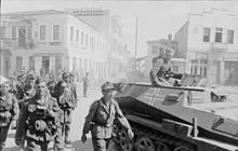 Invasion of German troops in Athens, May 1941