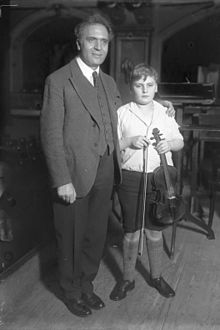 Yehudi Menuhin avec Bruno Walter (1931)