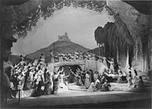 Laatste scène, Bayreuth Festspielehaus, 1930