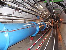 Tunnel of the LHC in finished state