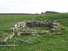 Section 46: Remains of the NW corner tower at Fort Magnis