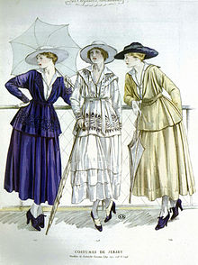 Jersey dresses by Chanel from 1917