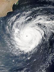 Cyklón Chapala v októbri 2015