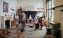 Chemistry laboratory of the 18th century