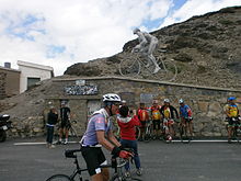 Géant du Tourmalet- Monument to the first crossing of the Col du Tourmalet in 1910
