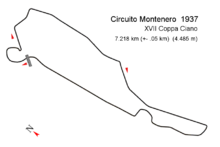 Circuit van Livorno gebruikt in 1937  