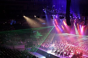 Un concierto de música clásica en el Rod Laver Arena, Melbourne, Australia, 2005  