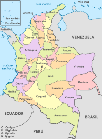 Kolumbian departementit  