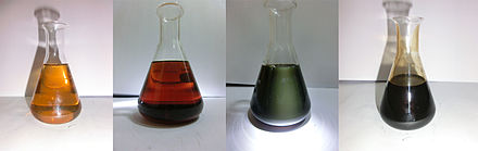Samples of various crude oils from the Caucasus, the Middle East, the Arabian Peninsula and France