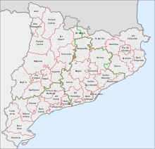 The 42 Comarques of Catalonia