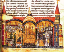Consecration of Cluny by Pope Urban II.