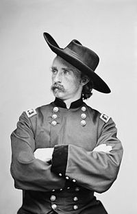 Portræt af generalmajor George A. Custer, 1865