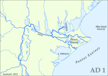 Palaeographic evolution of the Danube Delta