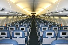 Linhas Delta Air Lines 737-800 cabine
