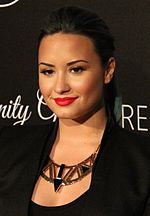 Demi Lovato, zangeres, actrice en schrijfster die heeft gezegd dat ze een bipolaire stoornis heeft...