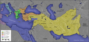 The Diadochian Empires after the Battle of Ipsos 301 BC.