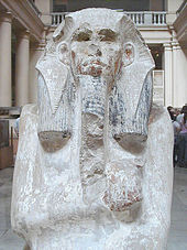 Statue of Djoser from Sakkara, Egyptian Museum Cairo.