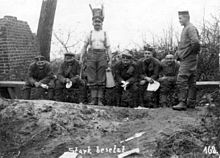 "Thunderbolts" with soldiers of the First World War.