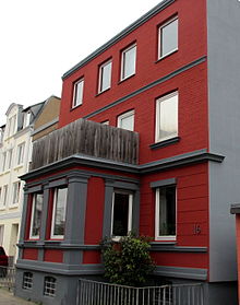Brandt's birthplace in Lübeck's Meierstraße (2013)