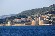 Kilitbahir Fortress at the narrowest point of the Dardanelles near Eceabat
