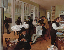 The Cotton Office in New Orleans (1873), oil on canvas, 73 × 92 cm