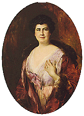 Das Porträt von Edith Bolling Wilson im Weißen Haus