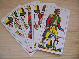 Single German (Salzburg) Jass cards