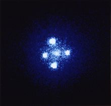 La croix d'Einstein : quatre images d'un quasar