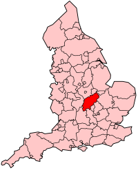 Le Northamptonshire en Angleterre