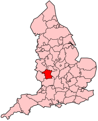 Worcestershire i England  