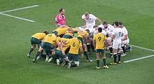 Australia defeats England during the 2015 World Cup