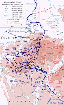 The 'cross-dashed' line: also valid until the end of December (except for the US attack west of Bastogne).