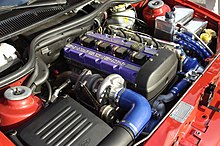 Una versión posterior del motor YB se utilizó en el Ford Escort RS Cosworth  