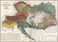 Ethnographic Map of the Austrian Empire (by Karl von Czoernig-Czernhausen), 1855