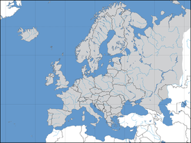 Kaart van Europa  