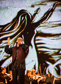 Alim Gasimov zur Zeremonie der Auslosung des Halbfinales des Eurovision Song Contest 2012