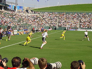 Duitsland tegen Zweden in 2003.  