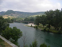 El río Tarn en Millau  