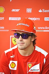 Fernando Alonso sijoittui kuljettajien MM-sarjassa toiseksi, kolme pistettä Vettelin takana.  