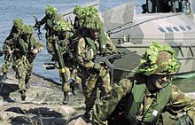 Finse mariniers in opleiding