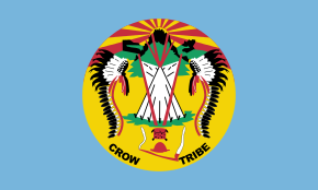 クロウ族の国旗。
