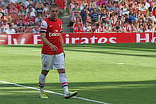 Podolski in the Arsenal FC shirt (2012)