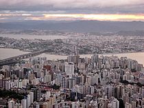 Florianópolis, de hoofdstad van Santa Catarina.