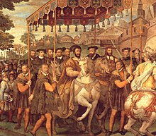 Solemn entry of Charles V and Francis I in Paris in 1540